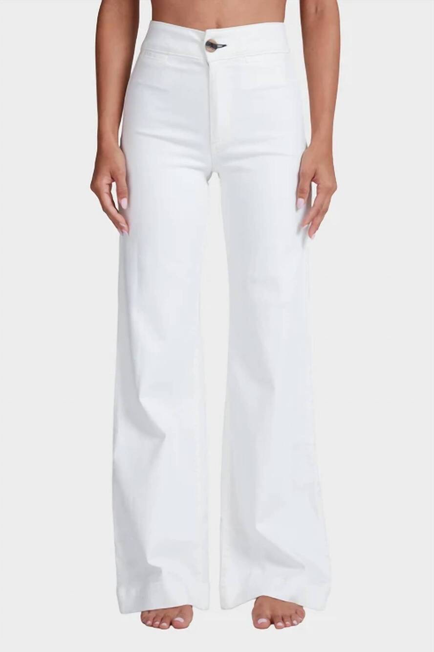 NEW ASKK NY brighton pants in ivory